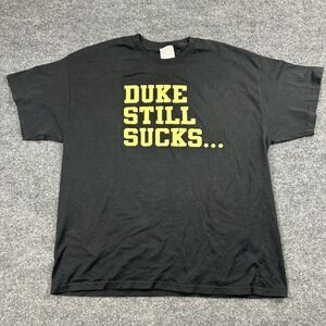 Vintage Duke Sucks Shirt, But now UNC Swallows Tee Sports Size XL Sports College